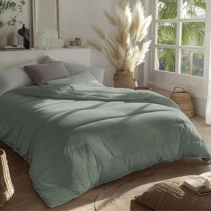 Zelesta Royalbed Ganzjahresdecke 2-in-1 mit integriertem Bezug, zweiseitiges Design