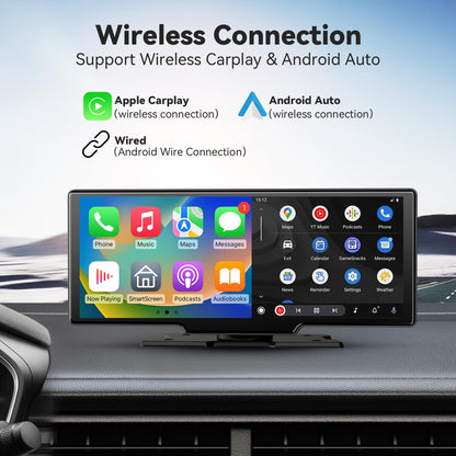 10.26 Zoll 4K Autoradio Wireless CarPlay Android Auto Dashcam