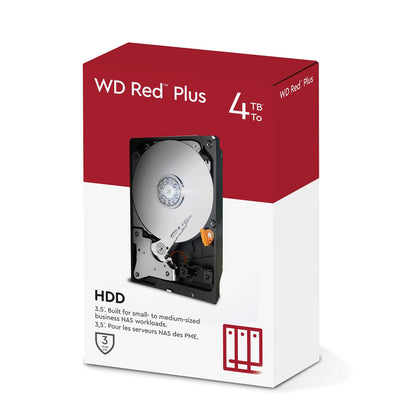 WD Red Plus – Interne NAS Festplatte 4 TB, 3.5 Zoll