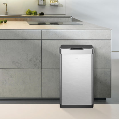 EKO Mirage-T 50L Sensor Mülleimer - Edelstahl rechteckig