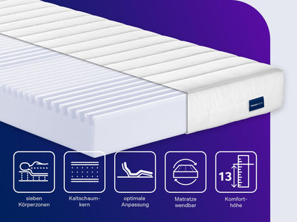 Traumnacht Easy Comfort 2 in 1 Duo Matratze - H2/H3, 140x200 cm
