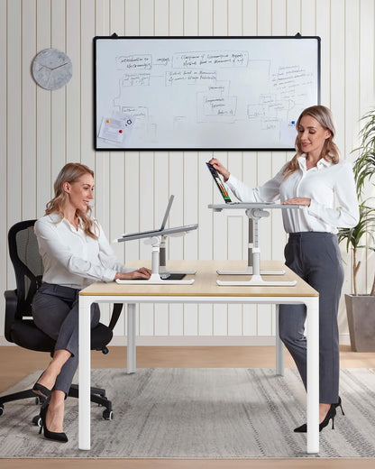 SAIJI Laptoptisch Betttisch mit LED Lampe – Verstellbar