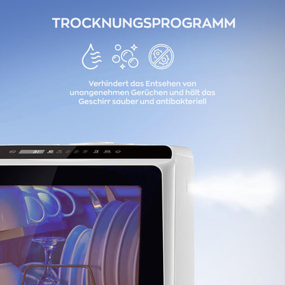 Heinrich's Mini Tischgeschirrspüler – Tragbar, 5L Wassertank