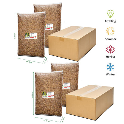 Pauls Mühle Mehlwürmer getrocknet Premium Tierfutter – 20 kg