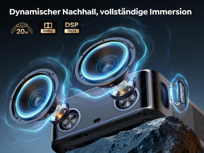 Toptro 1200 ANSI Smart Beamer 4K - Netflix Dolby Audio