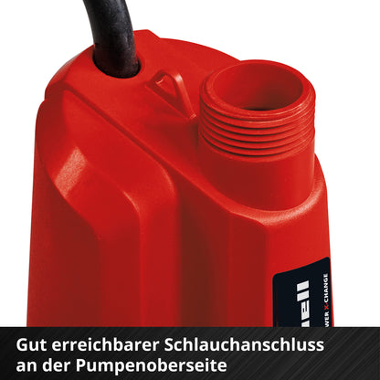 Einhell GE-PP 18 RB Li Akku-Regenfasspumpe – inkl. Akku/Lader