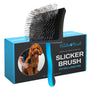 The Doodle Brush Slicker-Hundebürste für Doodle und Langhaar-Hunde mit extra langen Pins und ergonomischem Griff