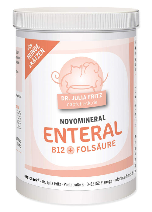 napfcheck Novomineral Enteral Vitamin B12 für Hunde und Katzen 150 g – Ergänzungsfuttermittel