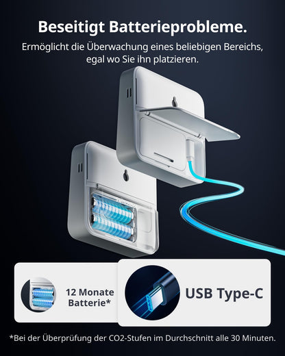 SwitchBot CO2 Messgerät – Luftqualität, Thermo-Hygrometer