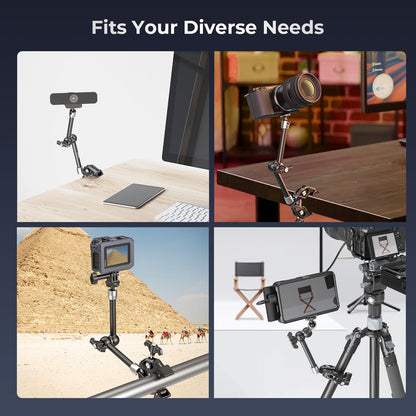 SMALLRIG Magic Arm Super Clamp 4454, Kamerahalterung mit Schwenkarm