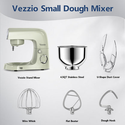 Vezzio Knetmaschine Teigkneter 1500W 4.5L Schüssel Grün