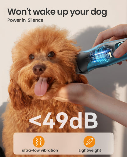 oneisall Hundeschermaschine 2-in-1 mit Pfotentrimmer, leise