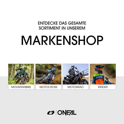 O'NEAL C-SRS SOLID Motocross Helm - Schwarz/Neongelb, Grösse S