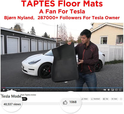 TAPTES Tesla Model Y Allwettermatten Komplett-Set (6-tlg.)
