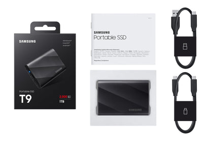 Samsung Portable SSD T9 Professionelle Externe SSD - 1 TB