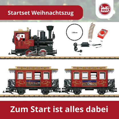 LGB 70308 Gartenbahn Starterset - Weihnachtszug Spur G