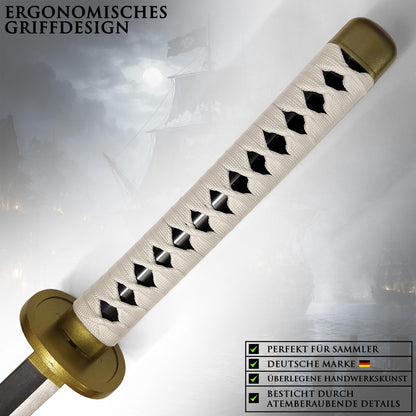 Swords and more One Piece Wado-Ichi-Monji Katana aus Bambus
