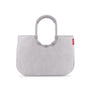 reisenthel loopshopper L Shopper, Cord Grey, 25 l, recyceltes PET – wasserabweisende Tragetasche mit Rundgriff