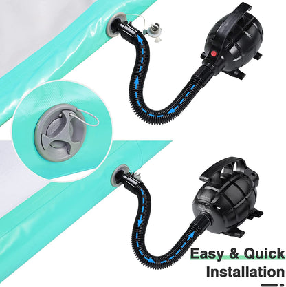 MEKETUM Air Turn Track Matte, aufblasbar - Grün 2m x 10cm