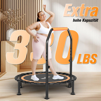 FitinOne 150KG Ø 101CM Fitness Trampolin Faltbar Bungee