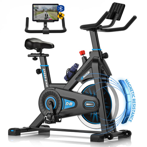 DMASUN Heimtrainer Fahrrad Magnetisch – Ergometer App