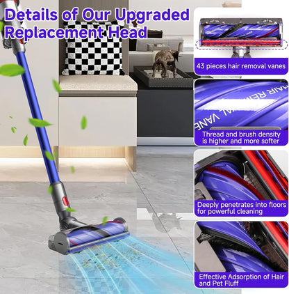 Dyson V7-V15 Elektrische Bürste Ersatzteil – Anti-Tangle Direktantrieb