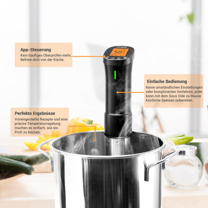 Inkbird ISV-200W Sous Vide Stick - 1000W App-Steuerung