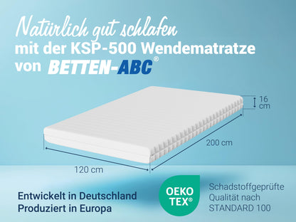 Betten-ABC KSP-500 Hybridschaum Wendematratze - 120x200 cm
