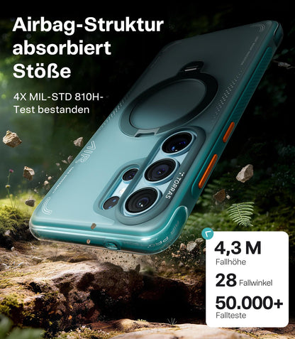 TORRAS Ostand Q3 Air Hülle Samsung Galaxy S26 Ultra, Gletscher Blau