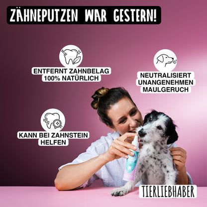 TIERLIEBHABER Dentalspray für Hunde – 100% natürliche Zahnpflege