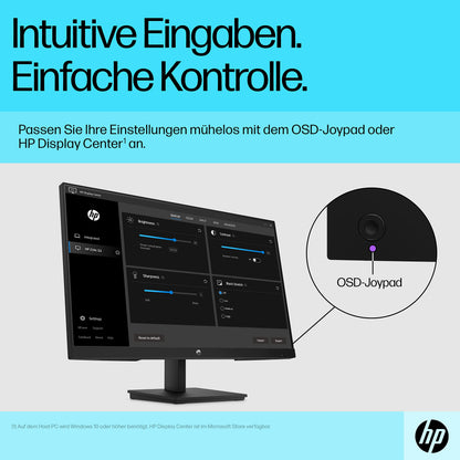 HP V24v G5 FHD Monitor - 23.8 Zoll 75 Hz Schwarz