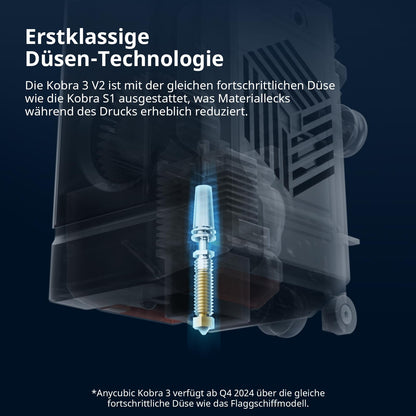 Anycubic Kobra 3 V2 3D Drucker - Kamera & Hochgeschwindigkeitsdruck