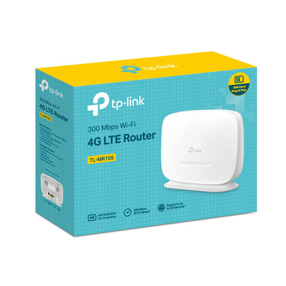 TP-Link TL-MR105 4G LTE WLAN-Router, 150 Mbit/s, 2.4 GHz