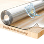 BEAUTEX Tischdecke transparent 2 mm, abgeschrägte Kante, 80x140 cm