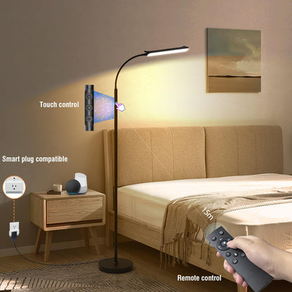 marctronic LED Stehlampe Deckenfluter dimmbar mit Fernbedienung