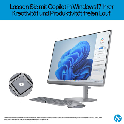 HP OmniStudio X 27-cs0273ng All-in-One KI PC - Silber