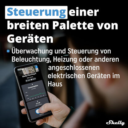 Shelly Plus Plug S Intelligente WLAN Steckdose Viererpack Schwarz