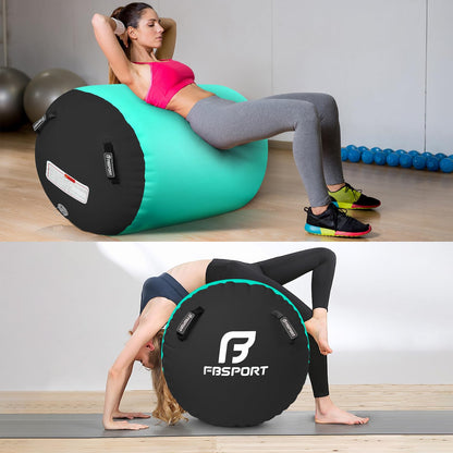 FBSPORT Air Roll Gymnastikrolle, aufblasbar, 100 x 60 cm