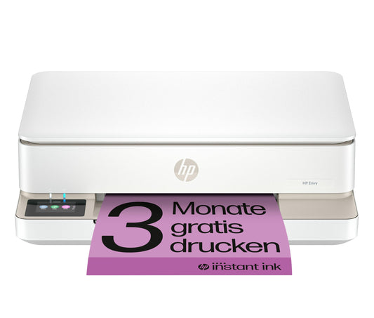 HP ENVY 6120e Multifunktionsdrucker: Kompakter, weiß-schwarzer Drucker zum Drucken, Scannen und Kopieren. (98 Zeichen)