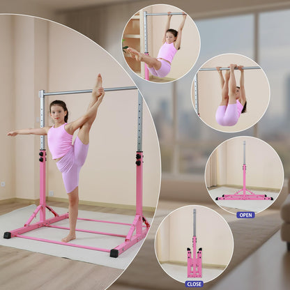 RokePro Gymnastik Turnreck - Faltbar, Höhenverstellbar Indoor/Outdoor