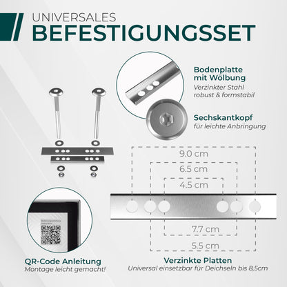 CargoVA Wasserfeste Deichselbox abschliessbar - 60x25x30 cm