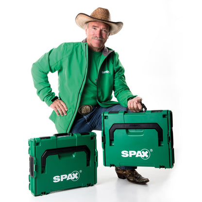 SPAX Montagekoffer L-BOXX gross – WIROX T-STAR plus Senkkopf-Set