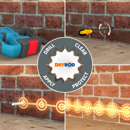 Dryrod Stäbchen gegen Feuchtigkeit – Horizontalsperre 1x50