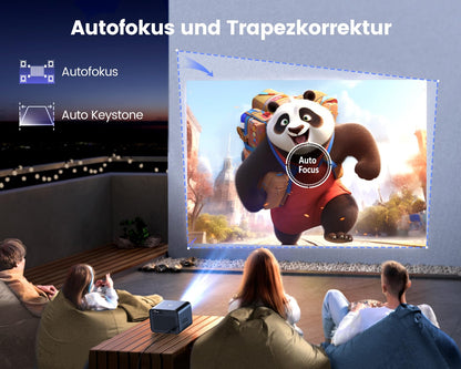 Smart Beamer 4K Full HD Netflix Dolby Audio – Dunkelgrau