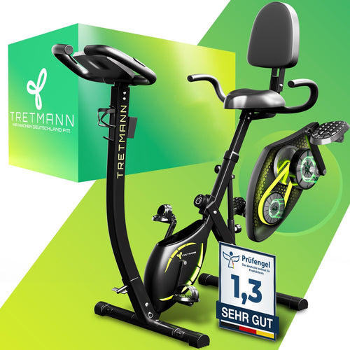 Tretmann 3in1 Ergometer klappbar – tiefer Einstieg