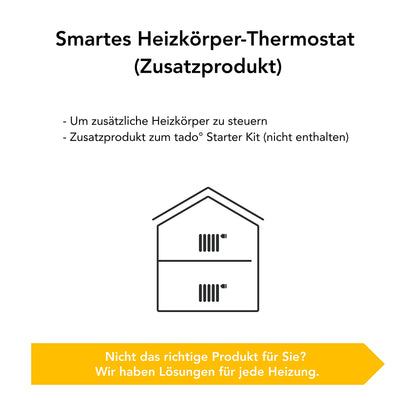 tado° Smartes Heizkörperthermostat Einzelraumsteuerung – 3er-Pack
