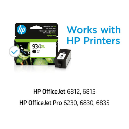 HP 934XL (C2P23AN) Original Druckerpatrone Schwarz, hohe Reichweite