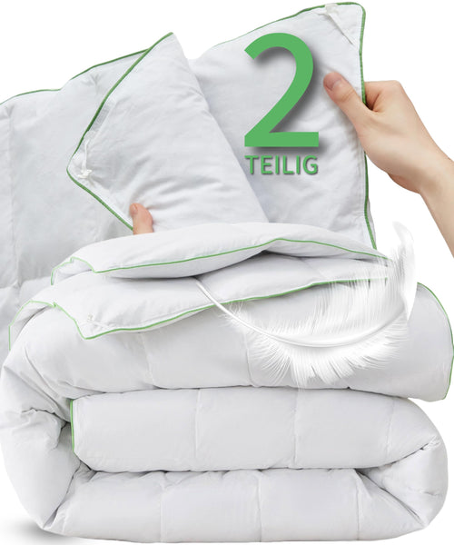Welldora Komfort Daunendecke – 135x200 zweiteilig Federn & Daunen