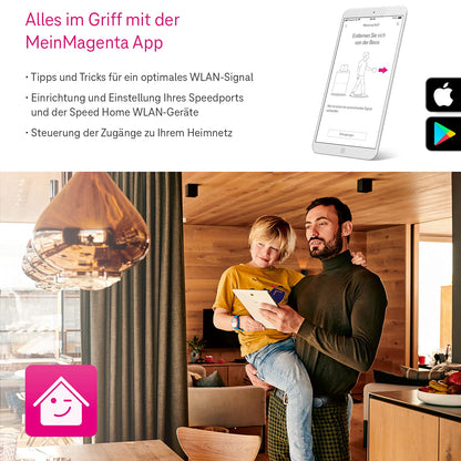Deutsche Telekom Speedport Smart 4R Mesh Set – 1 Speed Home WLAN Repeater