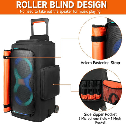 LEFOR·Z Tragetasche für JBL PartyBox Stage 320 / 310, Schwarz-Orange